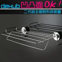 在飛比找蝦皮購物優惠-【NG福利品】DeHUB 二代超級吸盤 不鏽鋼毛巾架(銀)