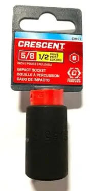 Crescent 1/2" Drive 5/8" Impact Socket 6 Point CIMS7