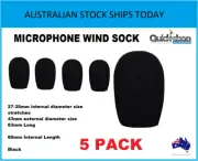 27mm Medium Microphone Cover Wind Sock Foam Cover Windsock Black
