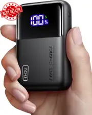 100W Power Bank, Mini Size 25000Mah High Capacity Laptop Portable Charger, USB C