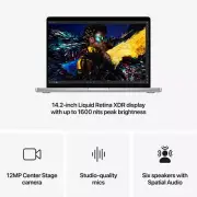 Apple MacBook Pro M4, SilverM4 10-Core 16GB 512GB 14.2 3024 x 1964 whCell 72.4Wh