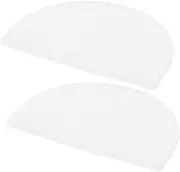 BIUDECO 1Pair Non-slip Shoe Pads Shoe Sole Protectors for Sneakers Transparent Anti-slip Shoe Accessories Noise Reduction Sneaker Sole Pads Sneaker Bottom Grip Pads