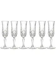 Barski Set of 6 4.4oz Champagne Flutes