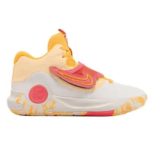 Nike 籃球鞋 KD Trey 5 X EP 白 橘 魔鬼氈 Durant 杜蘭特 氣墊 平民版 DJ7554-100