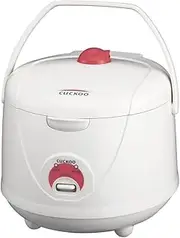 (CR-1021) CUCKOO 10-Cup Electric Heating Rice Cooker & Warmer with Handle, Automatic Keep Warm, Non-Stick Inner PotWhite
