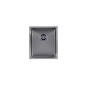 Stainless Steel Kitchen and Laundry Sink - 390mm Single Bowl - Gunmetal Grey - Top/Under Mount