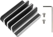 Vertical Laptop Stand Aluminum Alloy Tablet Holder Sturdy Durable Desktop Base for Laptops Notebooks Lightweight Practical Design for Home Office Use