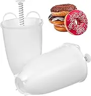 PEPLAYTAL 2Pcs Machine Mold Compact Pastry Making Tool for Delicious Donuts for Baking Lovers Lightweight and Portable for Outdoor Use present for Special
