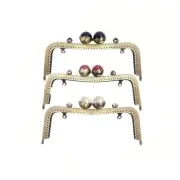 Pearl Purse Frame Kiss Clasp DIY Craft Purse Frame New Purse Clasp Frame