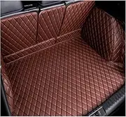 Car Boot Protector for Toyota for Land for Cruiser 200 LC200 2007-2016 7seats Trunk Mats Waterproof Boot Carpets Car Trunk Mats(Coffee-B)