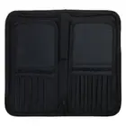 Canvas Foldable Makeup Brush Bag Travel Portable 15 Pocket Cosmetics Bag Handbag