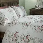 Cabbages & Roses KING 3pc DUVET Set CONSTANCE RUSSET Pink Floral