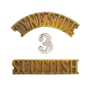 3rd Tyneside Scottish Shoulder Title Bi Metal