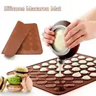 Circles DIY Silicone Macaron Mat Oven Baking Mold Baking Tray Muffin Mould