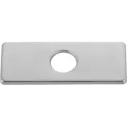 Faucet Cover Plate Hole Cover Bathroom Kitchen Sink Stainless Steel Faucet. (argent 1pcs)