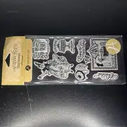 Graphic 45 - Cafe Parisian 1 - Chipboard Embellishment Tags Motif Icons Sweets