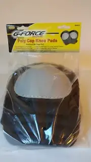 NEW IN PACKAGE G-force Pro Series Poly Cap Knee Pads Contractor Tough