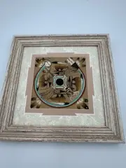Navajo Authentic Framed Sand Art With Certificate