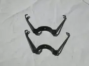 NEW Pair Genuine Jaguar 71-75 XKE E-Type Radiator Cooling Fan Brackets JP (for: Jaguar)