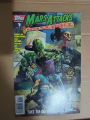 Topps Comics Mars Attacks Baseball #1 1996 New