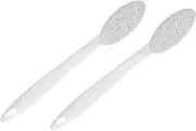 2Pcs Long Handle Pumice Brush Portable Callus Remover Tool for Feet Convenient Hard Skin Remover for Pedicure and Foot Care Durable Foot File for Men and Women