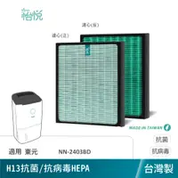 在飛比找蝦皮商城優惠-怡悅 HEPA 濾網 適用 東元 NN-2403BD NN2