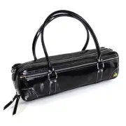 FluterScooter Black Patent Leather Flute Bag – Fits C & B Foot Cases - FSBPL