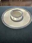 Pottery Chip And Dip Platter Dish Party Mid Century Bowl Handcrafted Lovely