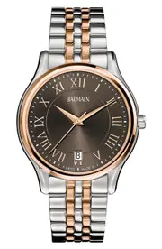 Balmain Classic R Two-Tone Bracelet Watch in Stainless Steel/Rose Gold at Nordstrom One Size