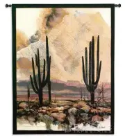 40x53 SONORAN SENTINELS Cactus Southwest Desert Tapestry Wall Hanging