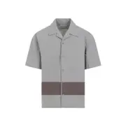 [Craig Green] Craig Green-Grey Cotton Barrel Shirt-Uomo L STAND