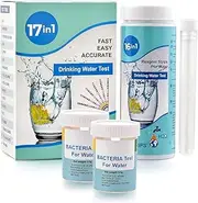 Qresthusa 17-In-1 Complete Water Test Kit Water Testing Kits for Home, for Drinking Water Easy Testing, PH, Lead