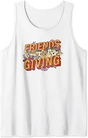 [Disney] Mickey And Friends Thanksgiving Friendsgiving Feast Tank Top