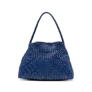 [Dragon Diffusion] Dragon Diffusion Santa Woven-leather Shoulder Bag ONE SIZE BLUE