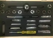 STUART & OTHER MODEL LIVE STEAM ENGINE BA 0 - 10 TAP & DIE SET + THREAD GAUGE