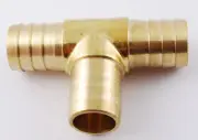 1pc Brass Barb T Fitting 3/4" ID Hose Air Fuel Boat MettleAir 123-12