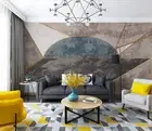 3D Marble Geometric Wallpaper Wall Mural Removable Self-adhesive 293