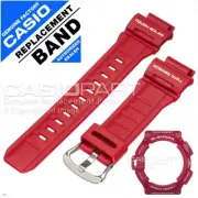 Genuine CASIO G-SHOCK Mudman G-9300RD-4 G-9300RD Red Watch Strap Band and Bezel