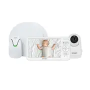 Oricom Bundle Pack - BS7 Babysense7 Baby Breathing Movement Monitor + SC640 6″ Video Baby Monitor with LCD Display and Motorised Pan Tilt Zoom