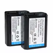 2X Battery for Sony NP-FW50 BC-VW1 ILCE-6000 Alpha a6000 NEX-5 NEX-5N NEX-5R 5T