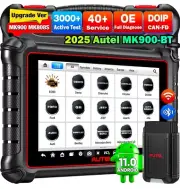 Autel MaxiCOM MK900BT Pro Car Diagnostic Scanner Tool FCA AutoAuth MK900-BT
