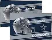 NORTHWEST NFL Dallas Cowboys 2-Pack Fan Towel Set, 16" x 25" Each, Swipe, Team Colors
