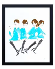 Ready2HangArt Mod Models Framed Print Wall Art