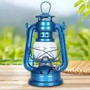 Metal Kerosene Lantern Vintage Oil Burning Lantern Table Lamps with Handle