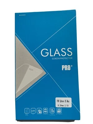 Tempered 9H Hardness Glass Screen Protector Cover iPhone XS Max Twin Pack 2x