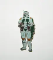 Classic Star Wars Boba Fett Full Figure Die-Cut Cloisonne Metal Pin 1994 UNUSED