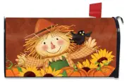 Briarwood Lane Happy Scarecrow Fall Mailbox Cover
