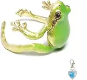 [BOSONS] Latest-Tree Frog Ring,Creative Frog Adjustable Open Ring,Creative Frog Ring,Funny Animal Ring Dainty Open Jewelry for Teens Girls Women