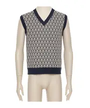 jacquard vest L,M Nude