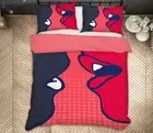 3D Red Black Lips 3623NA Bed Pillowcases Quilt Cover Duvet Boris Draschoff Fay